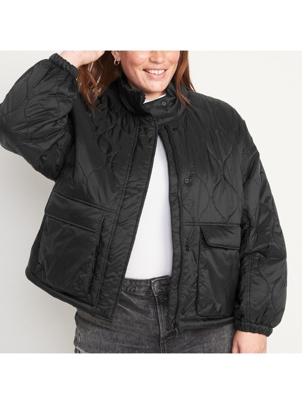 4X - Old Navy • Packable Oversized Water-Resistant Quilted Jacket